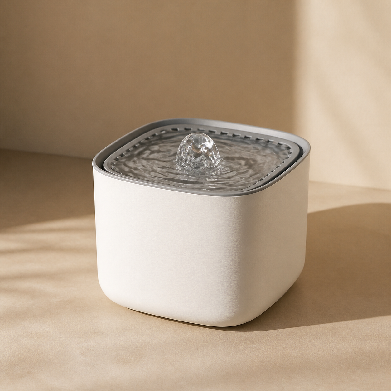 Miauva Drinking Fountain in white